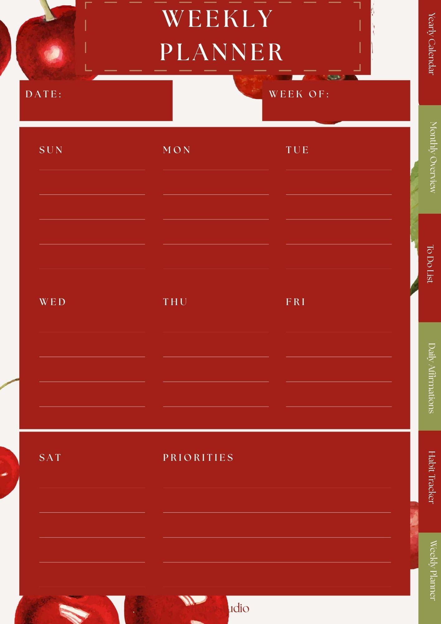 Weekly Planner