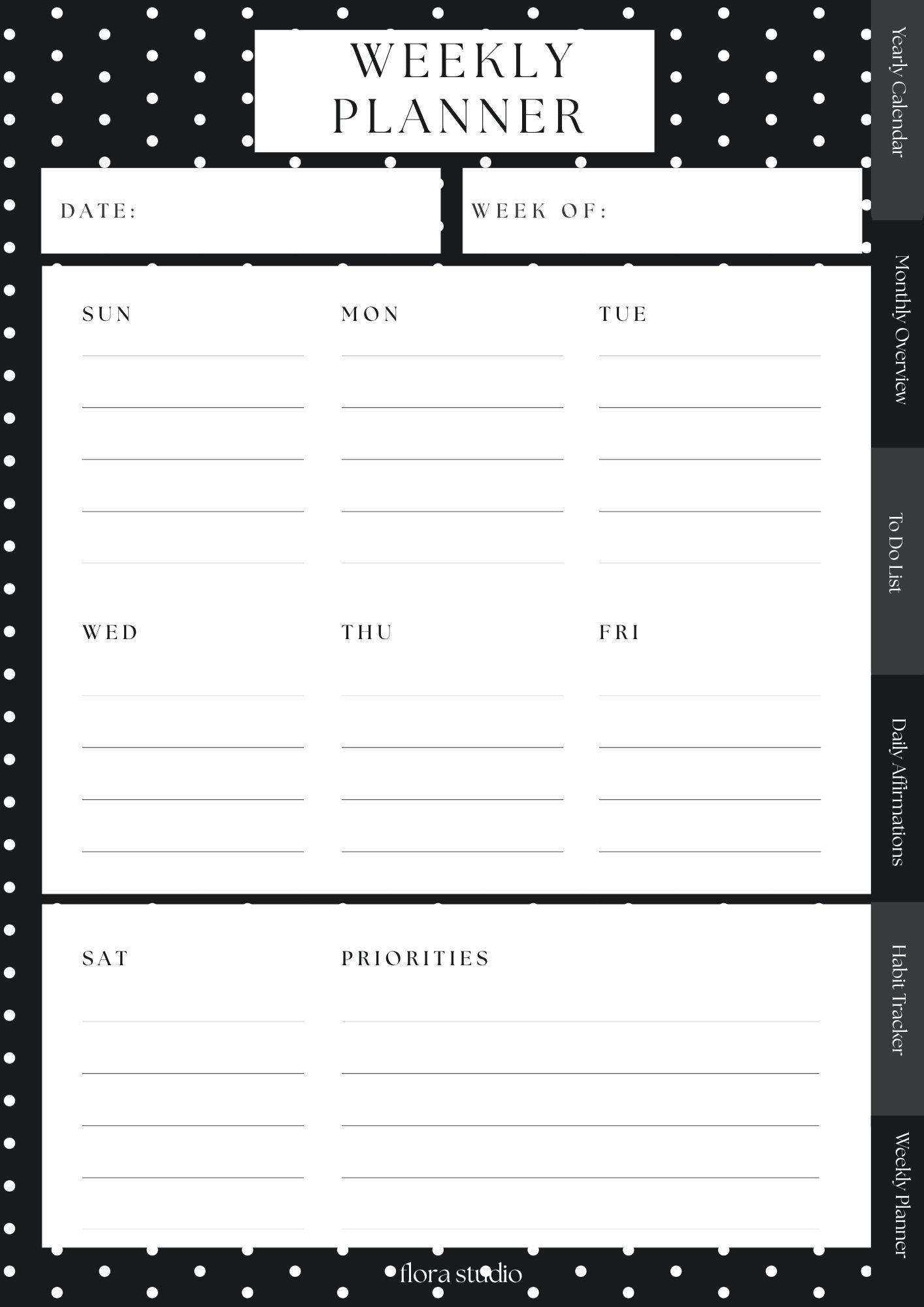 Weekly Schedule